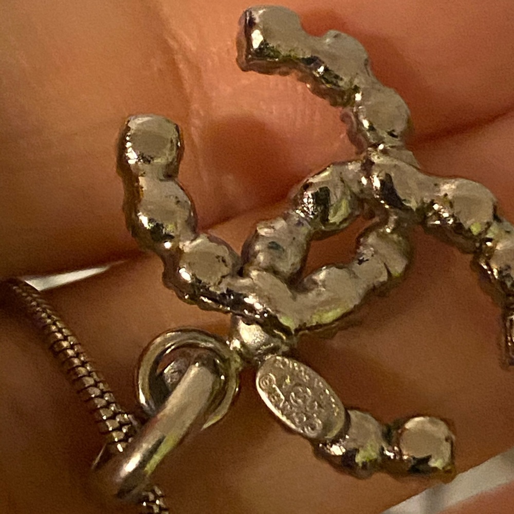 Chanel cc logo vintage crystal necklaces - Picture 5 of 12